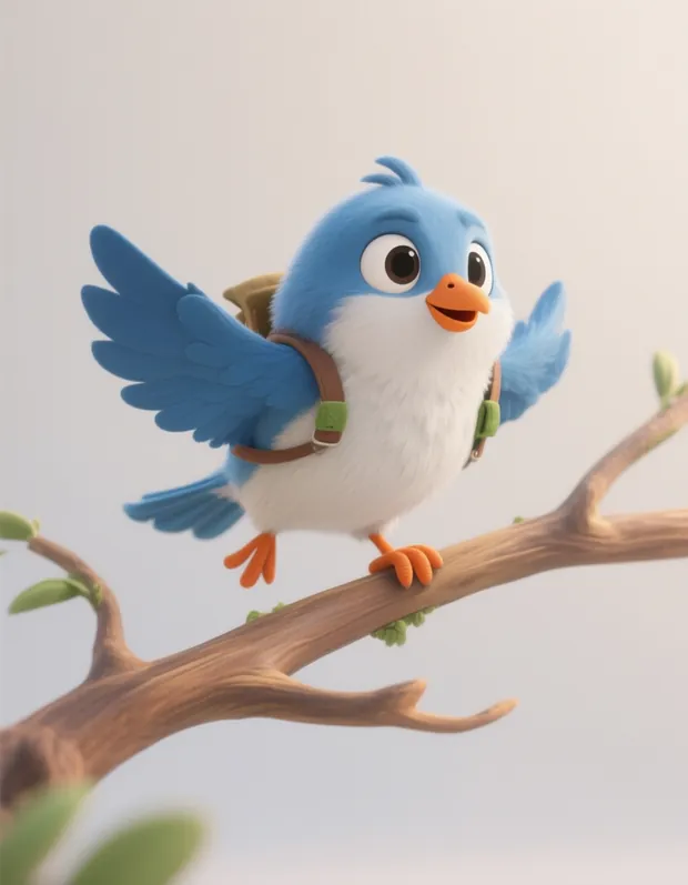 Liri the blue bird