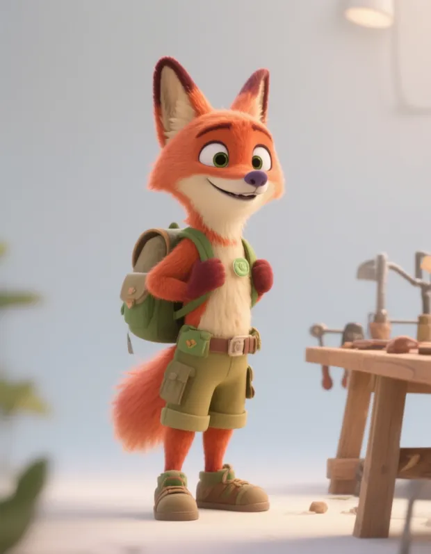 Ruvo the orange fox