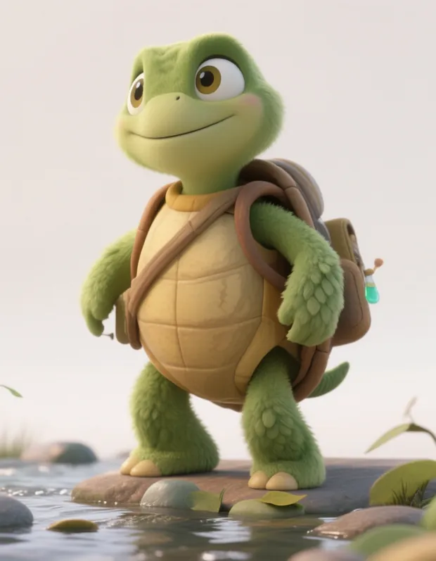 Solu the green turtle